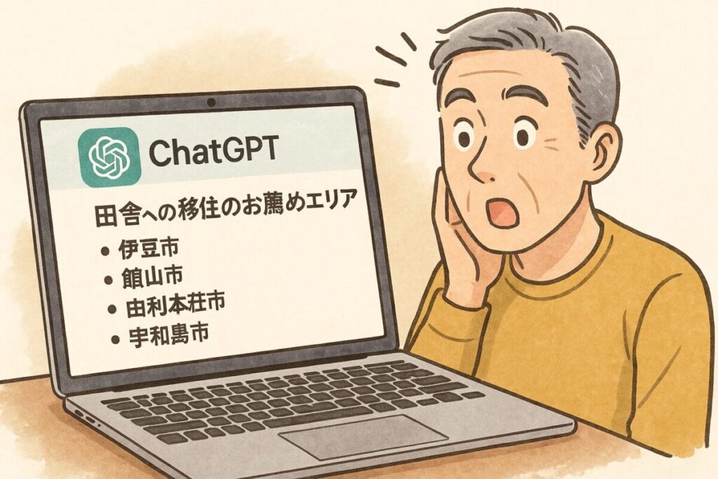 ChatGPTに診断してもらうイメージ