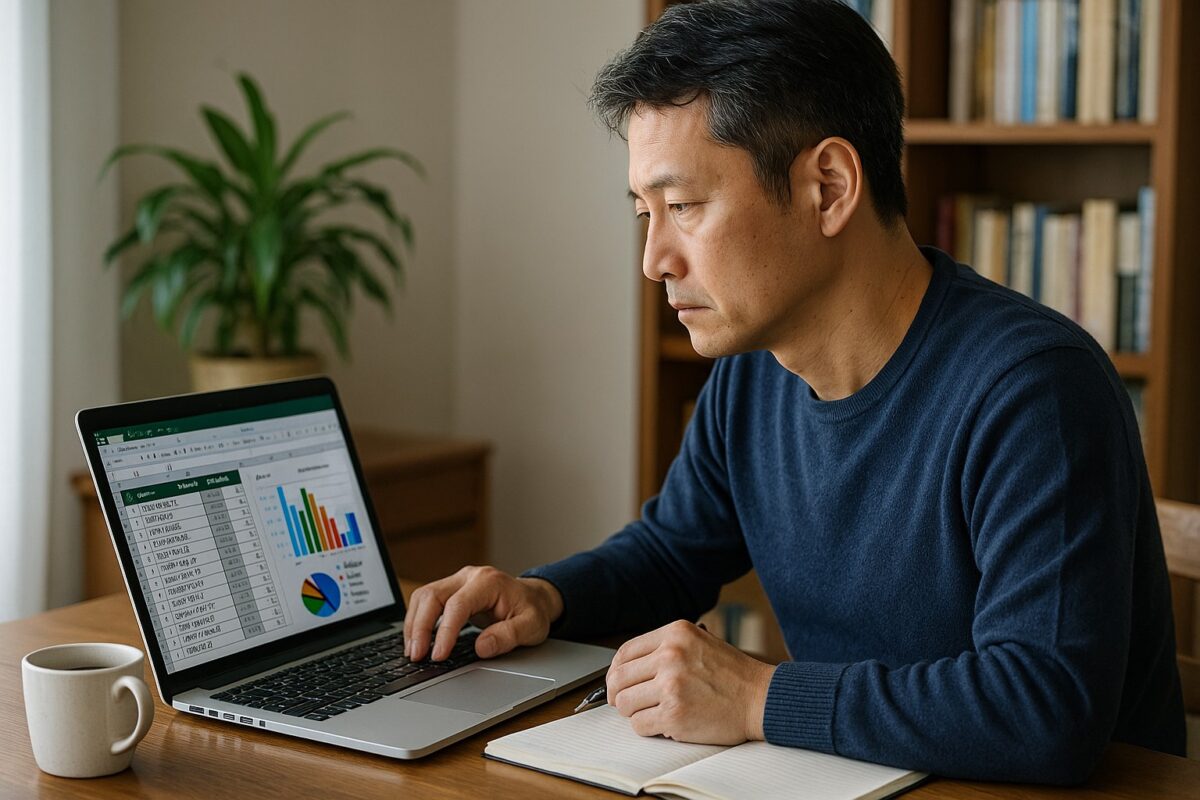 競馬×Excel分析に挑戦する40代男性
